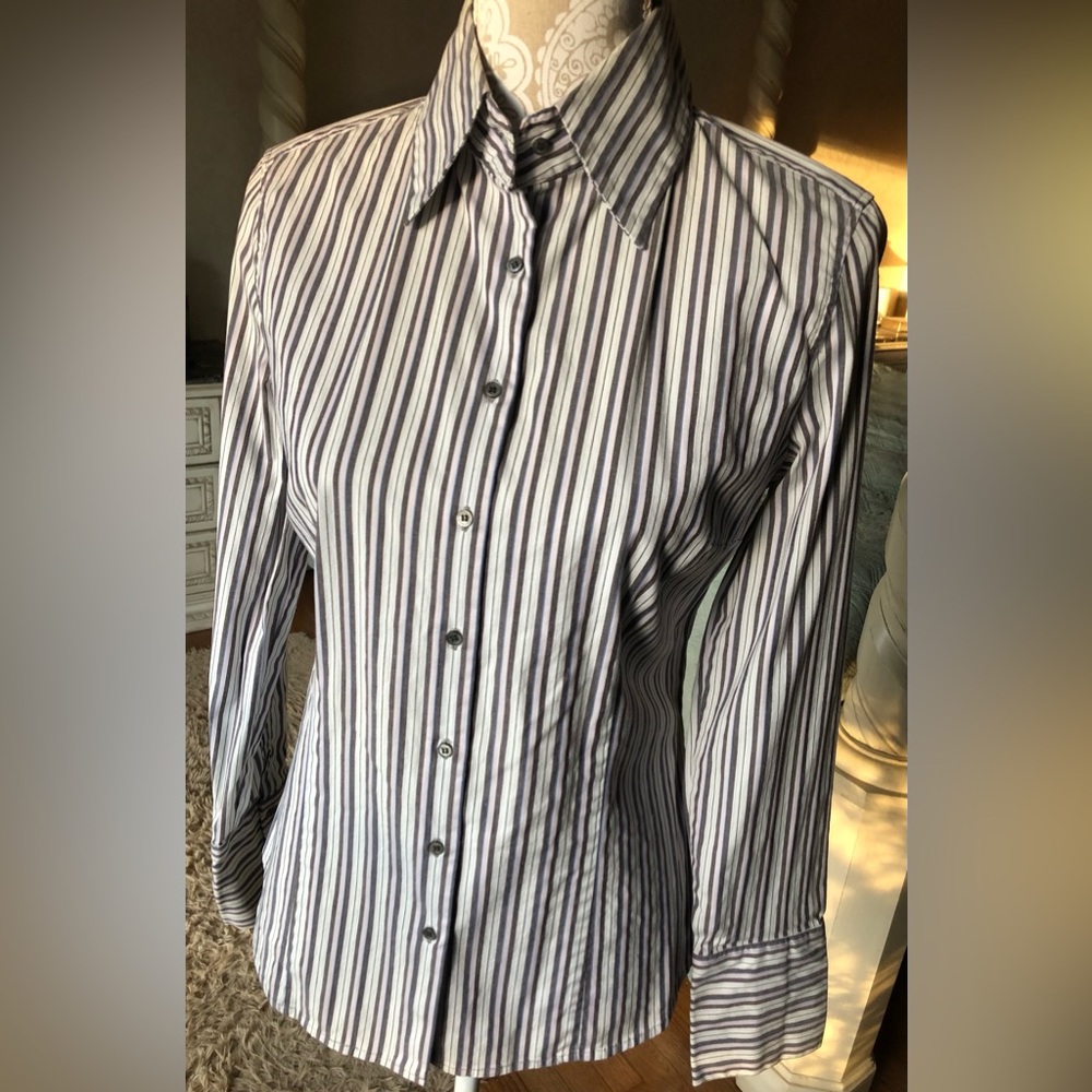 Express Women’s Striped Shirt Button Down Shirt